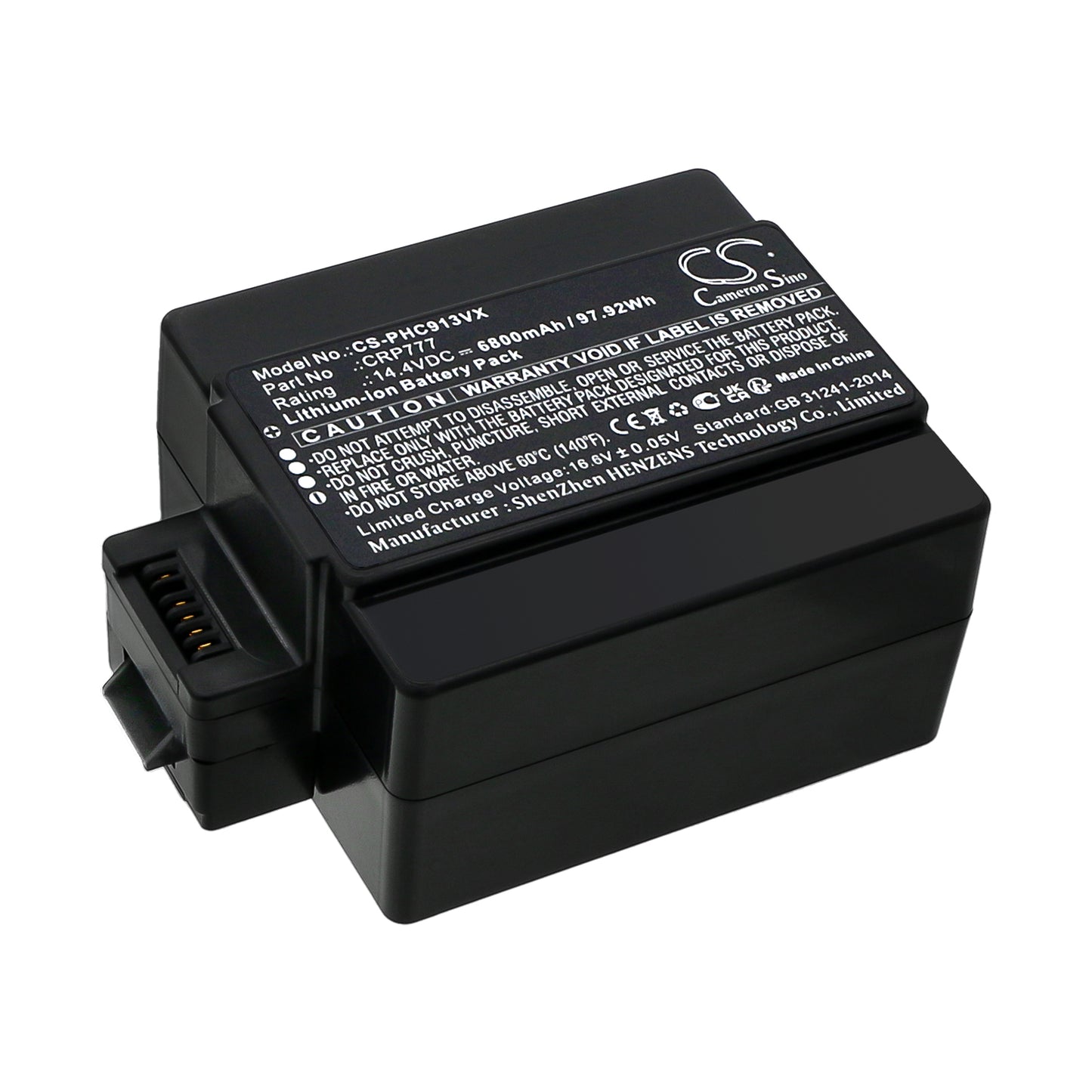 Battery for ICLEBO Robot Pro YCR-M04-02-R 6800mAh / 97.92Wh
