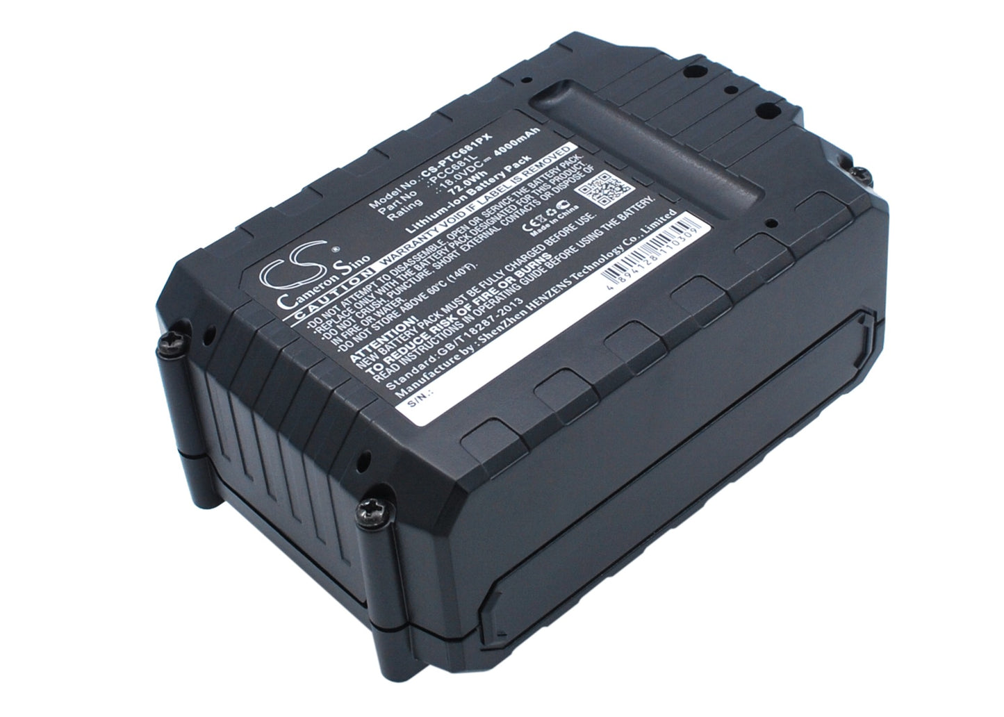 Batteri till Black & Decker BL186 H1 4000mAh / 72.00Wh