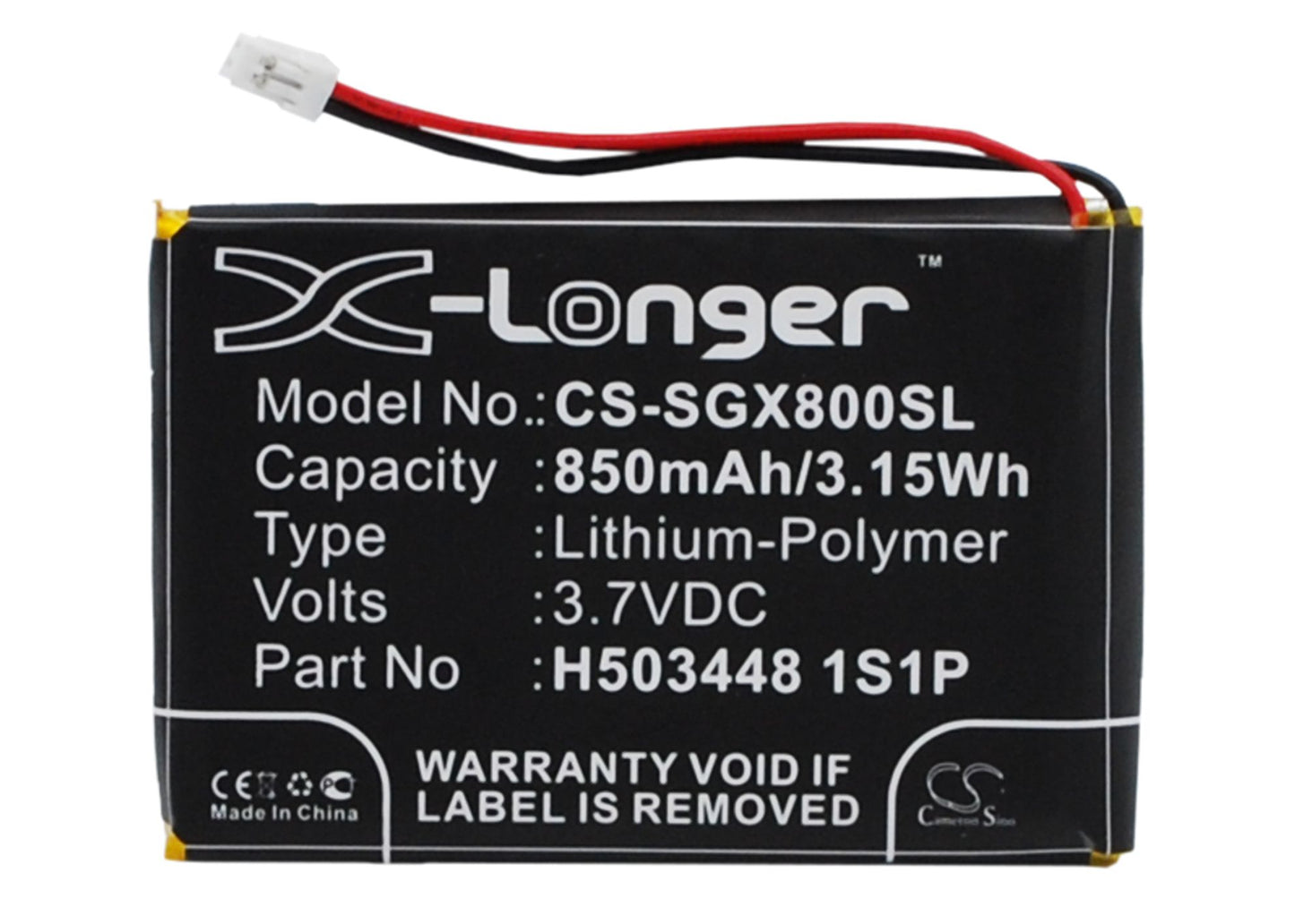 Battery for SkyGolf SkyCaddie Aire II 850mAh / 3.15Wh