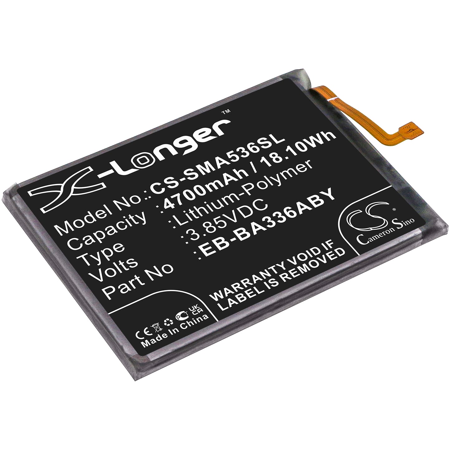 Batteri till Samsung SM-A336B/DSN 4700mAh / 18.10Wh