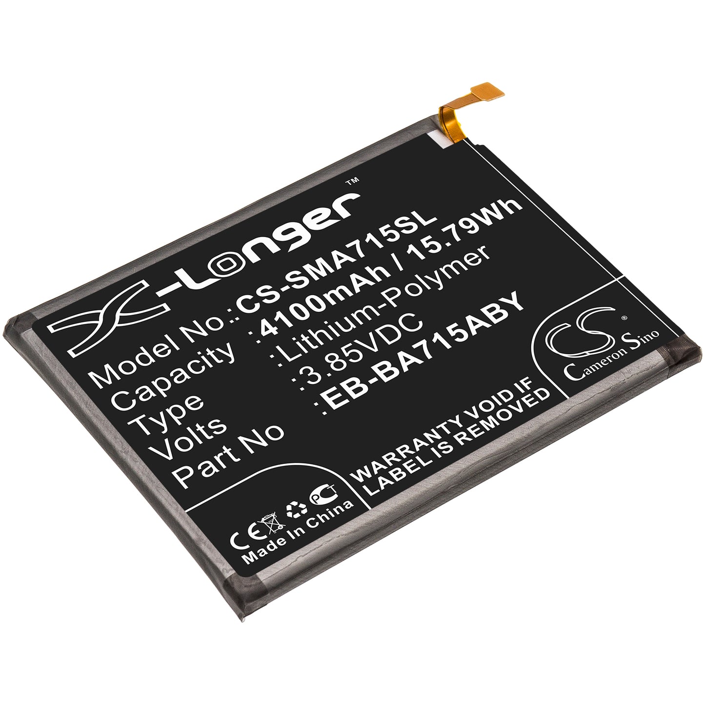 Akku Samsung SM-A716U 4100mAh / 15.79Wh