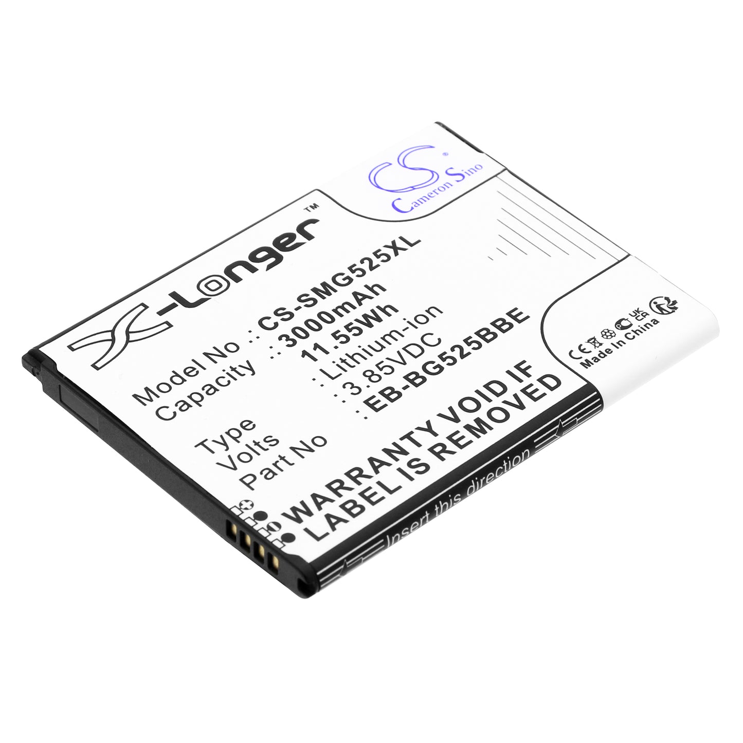 Akku Samsung SM-G525F 3000mAh / 11.55Wh