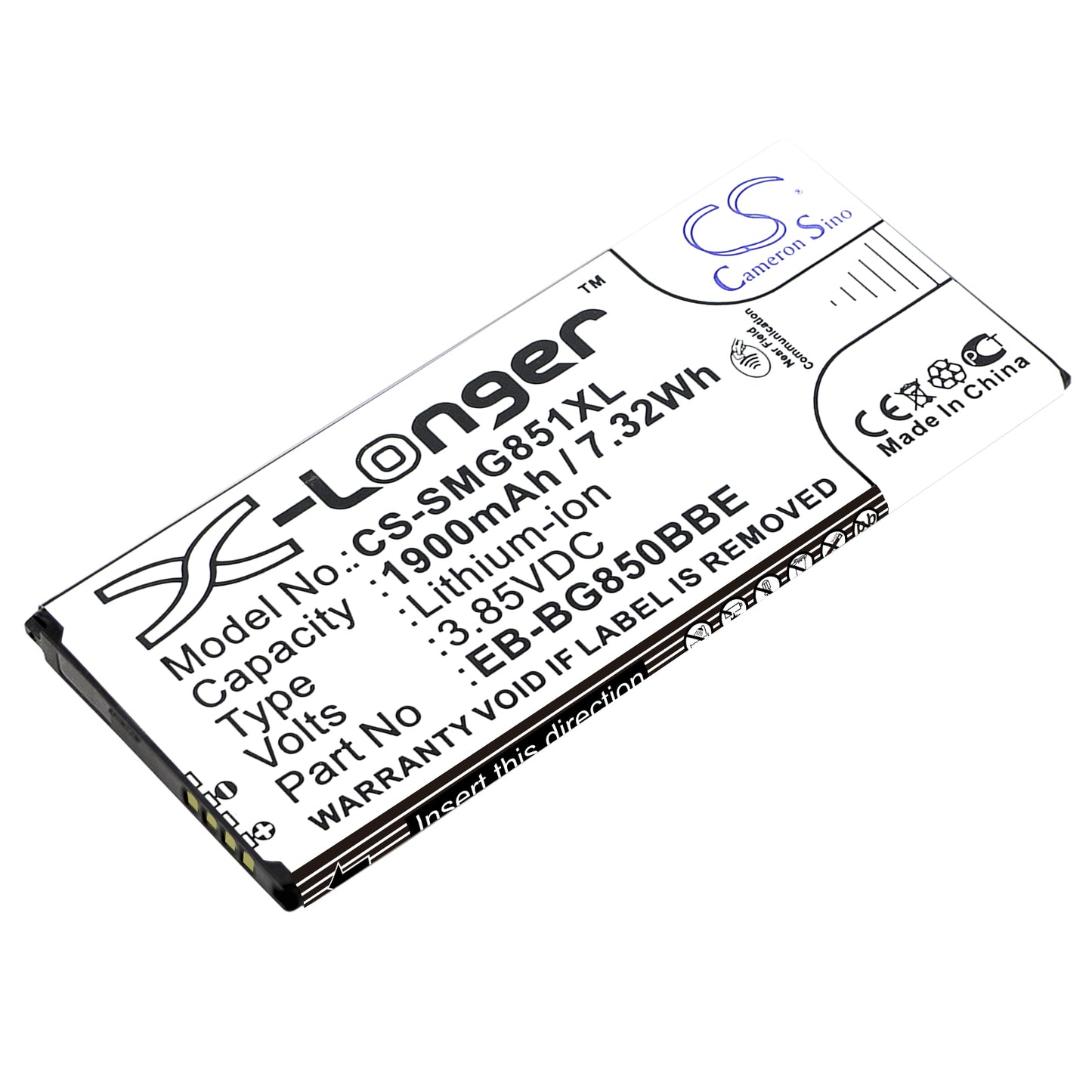 Battery for Samsung Galaxy Alpha LTE-A 1900mAh / 7.32Wh