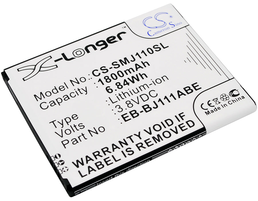 Battery for Samsung Galaxy J1 Ace Neo TD-LTE 1800mAh / 6.84Wh