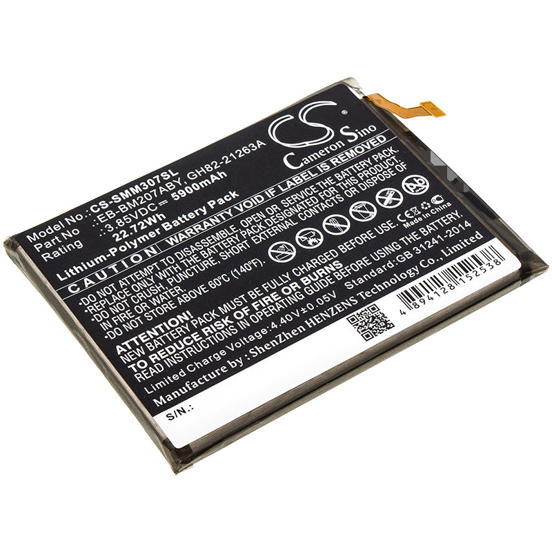 Akku Samsung SM-M307F/DS 5900mAh / 22.72Wh