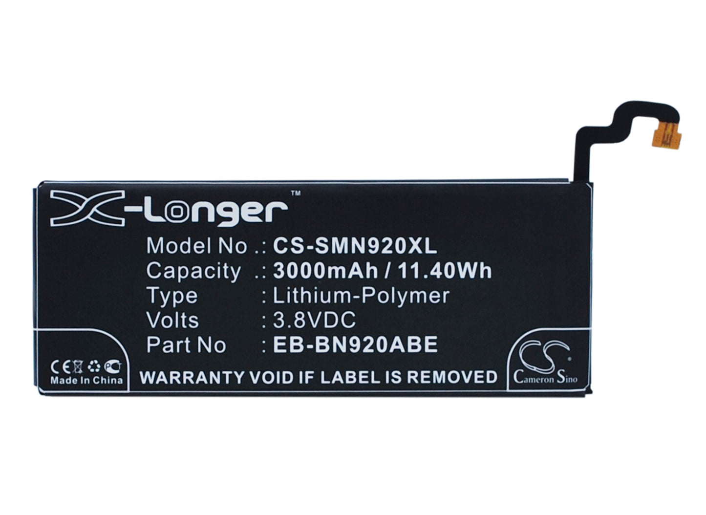 Batteri till Samsung SM-N920V 3000mAh / 11.40Wh