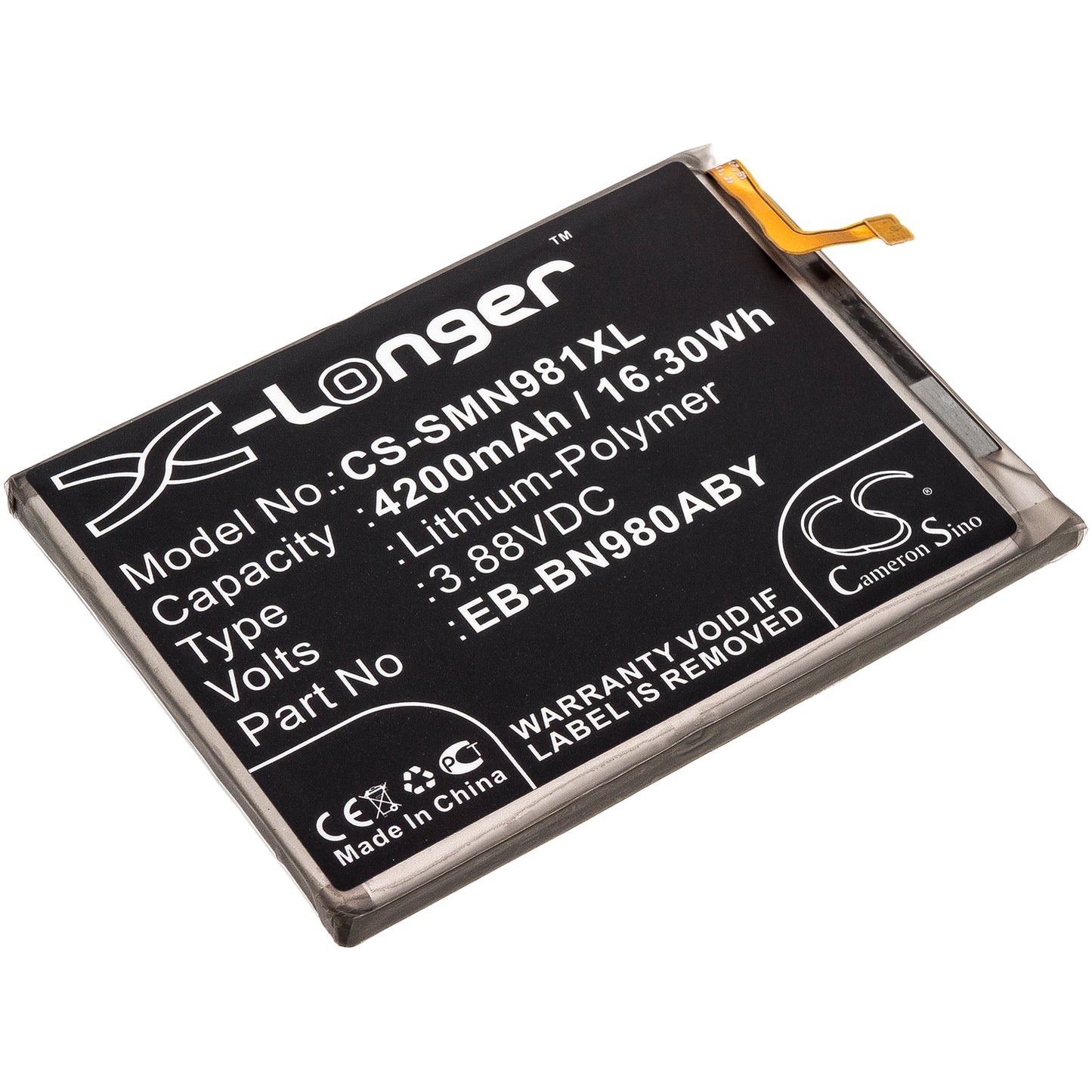 Akku Samsung Galaxy Note 20:lle 4200mAh / 16.30Wh