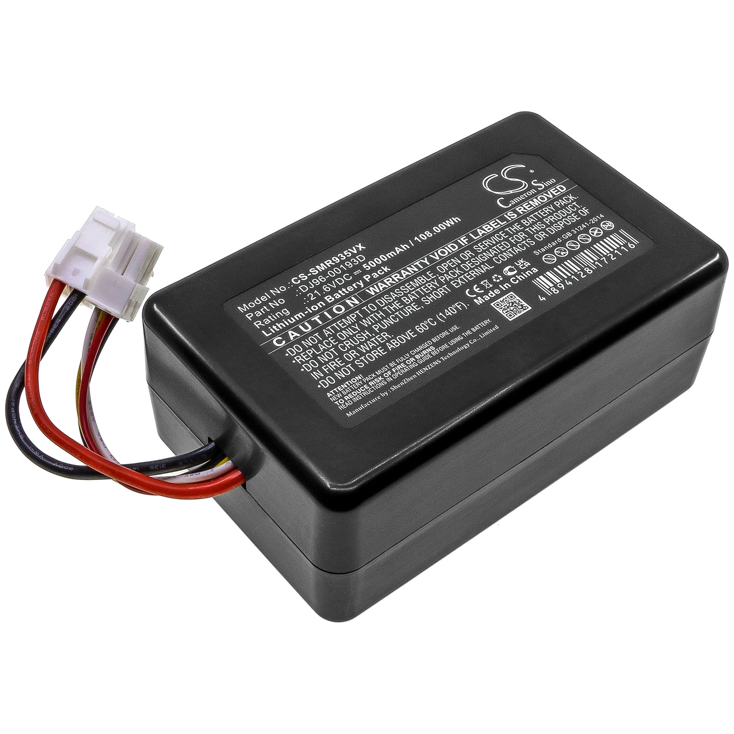 Batteri till Samsung VR2AK9350WK/AA 5000mAh / 108.00Wh