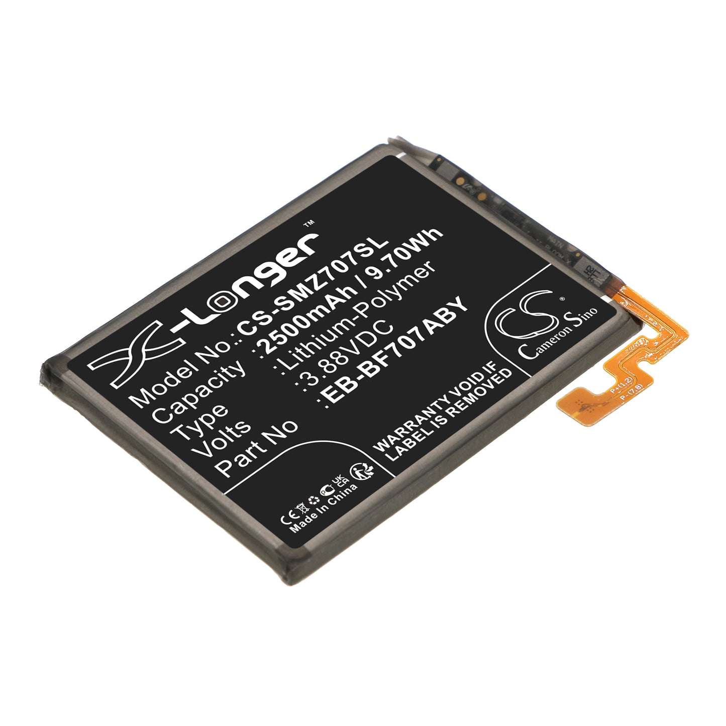 Batteri till Samsung SM-F707B 2500mAh / 9.70Wh
