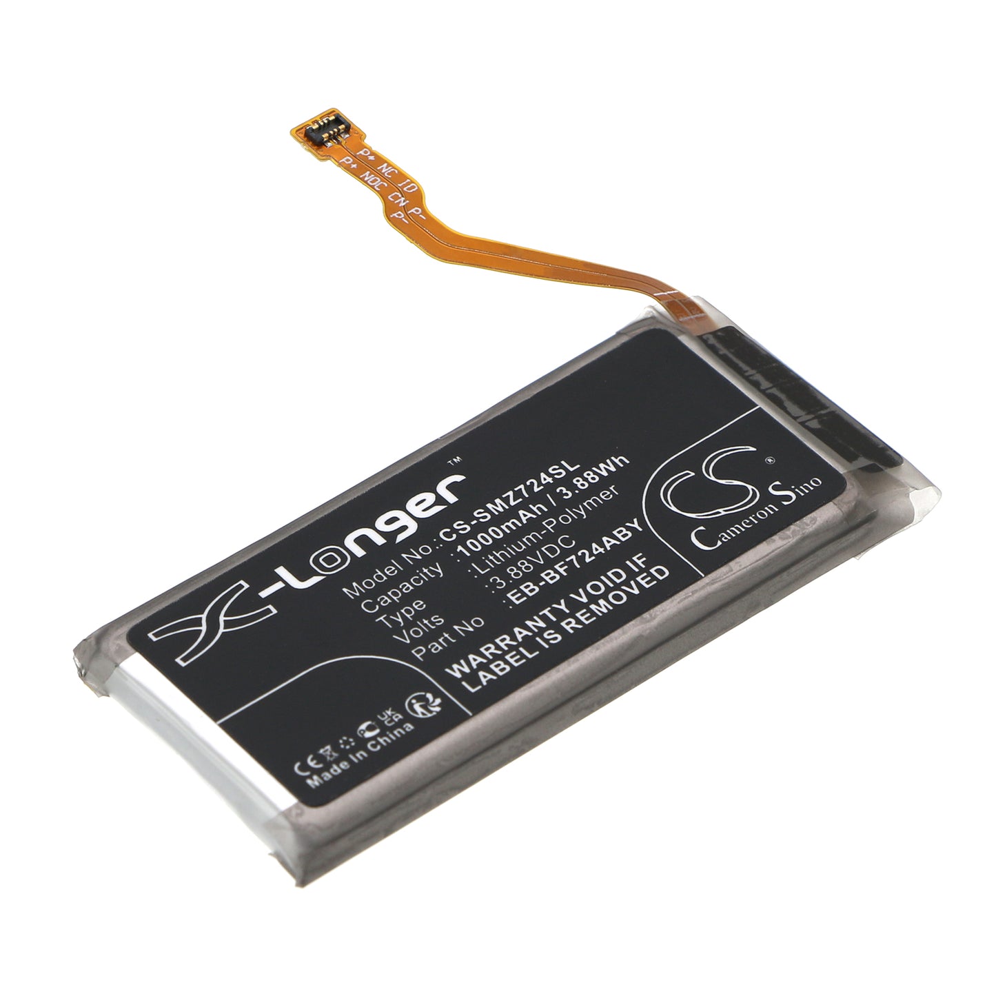 Battery for Samsung SM-W7023 1000mAh / 3.88Wh