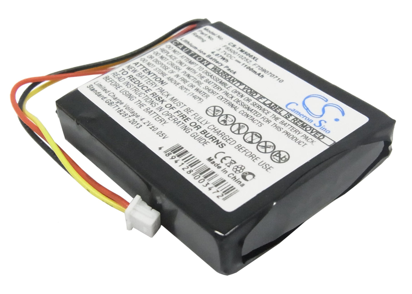 Battery for TomTom One IQ Routes 1100mAh / 4.07Wh