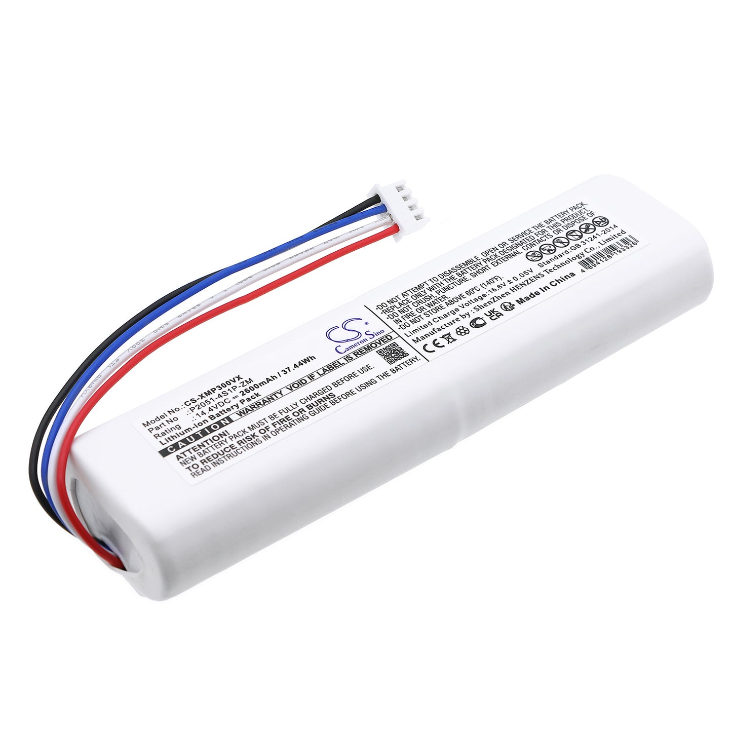 Batteri till Mijia Sweeping Vacuum Cleaner 2C 2600mAh / 37.44Wh