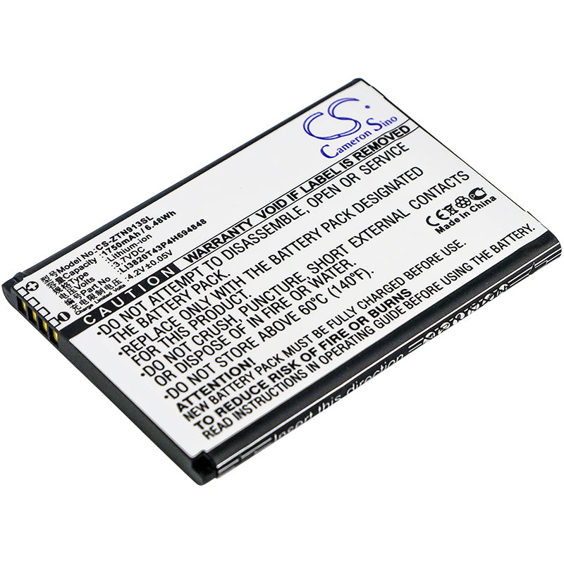 Batteri till ZTE Prestige 2 TD-LTE 1750mAh / 6.48Wh