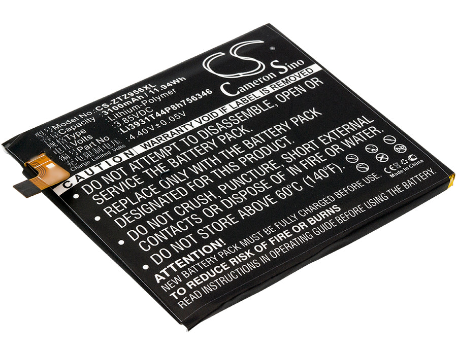 Akku: ZTE Axon 8 A2018 3100mAh / 11.94Wh