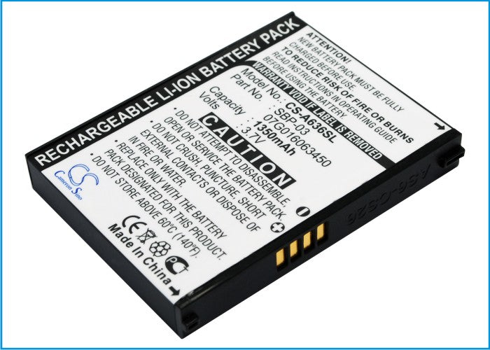 Battery for Asus Mypal A630 1350mAh / 5.00Wh