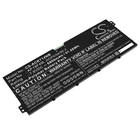 Battery for Acer CChromebook 715 CB715-1W-57CC 6800mAh / 51.68Wh