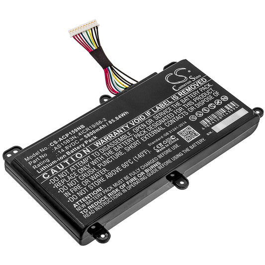 Battery for Acer Predator 15 G9-591 5800mAh / 85.84Wh