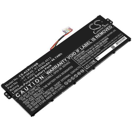 Battery for Acer Chromebook 311 C721 R721T 4100mAh / 46.74Wh