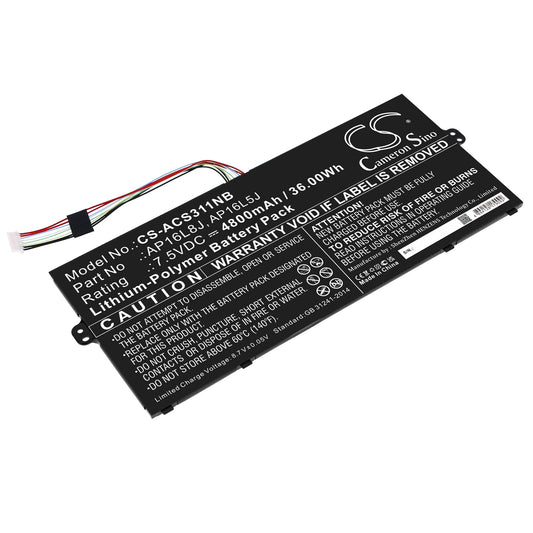 Battery for Acer Chromebook Spin 311 CP311-3H 4800mAh / 36.00Wh