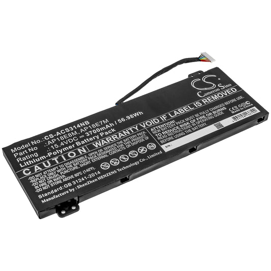 Battery for Acer Aspire 7 715-74G-52MV 3700mAh / 56.98Wh