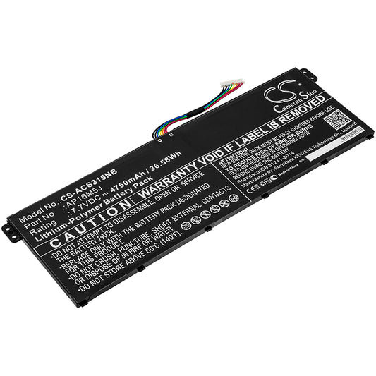Battery for Acer ASPIRE 3 A315-42-R7CM 4750mAh / 36.58Wh