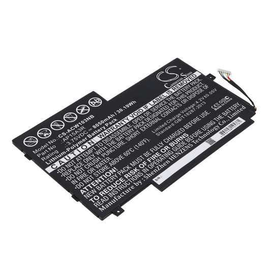 Battery for Acer Aspire Switch 10E 8050mAh / 30.19Wh