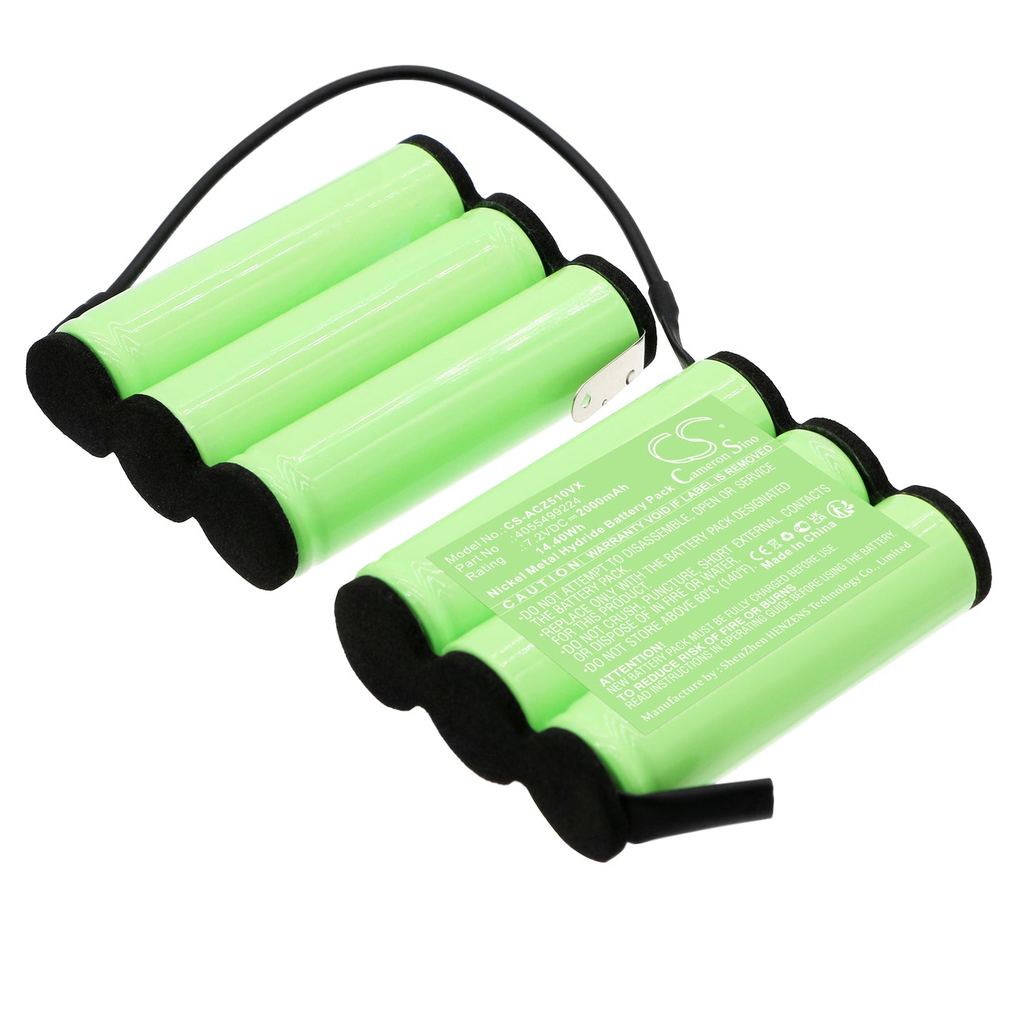Batteri till AEG  ZB5106 2000mAh / 14.40Wh