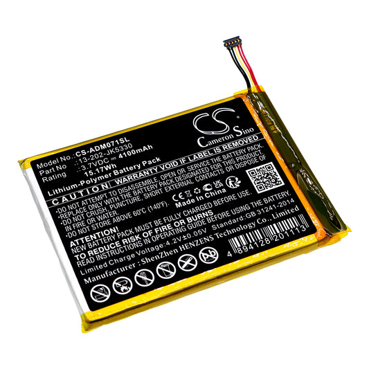 Batteri till Advantech  MICA-071 4100mAh / 15.17Wh