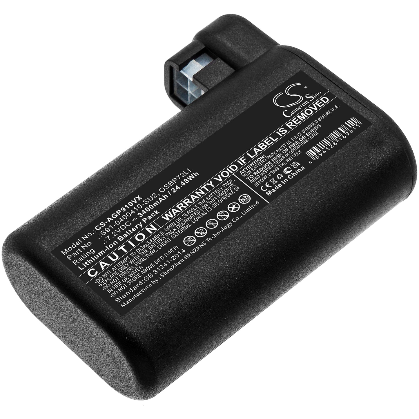 Batteri till AEG RX9-1-IBM 3400mAh / 24.48Wh