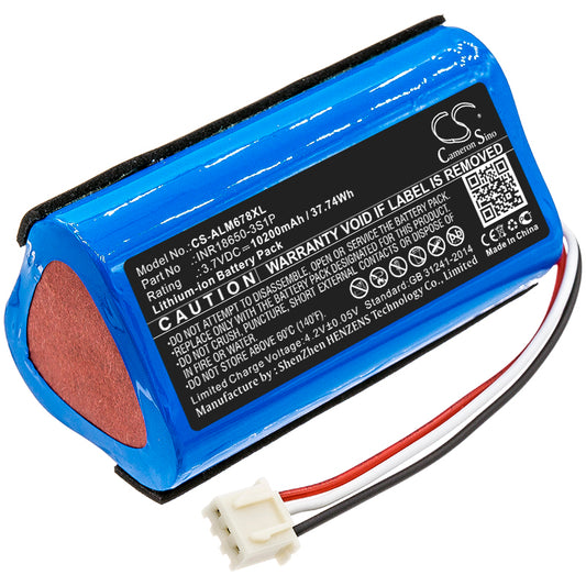 Batteri till Altec Lansing iMW678 10200mAh / 37.74Wh