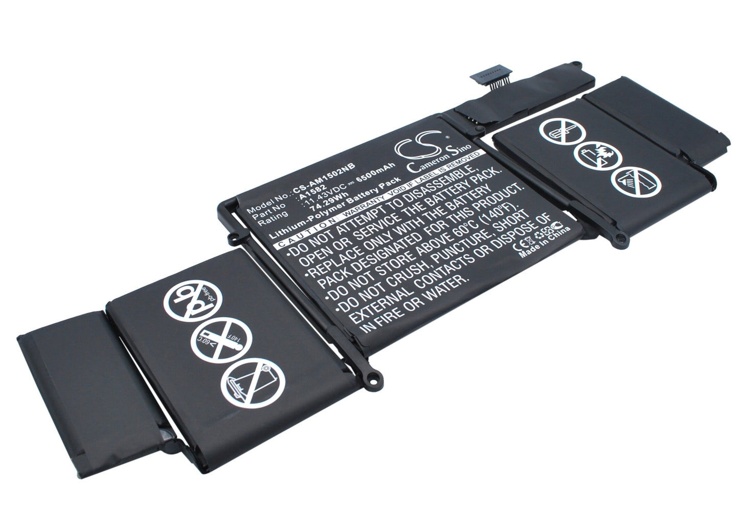 Batteri till Apple MacBook A1502 battery(2015) 6500mAh / 74.3Wh