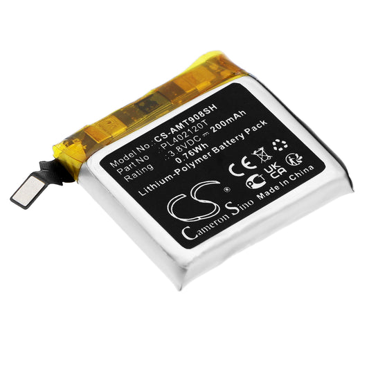 Batteri till Amazfit  A1908 200mAh / 0.76Wh