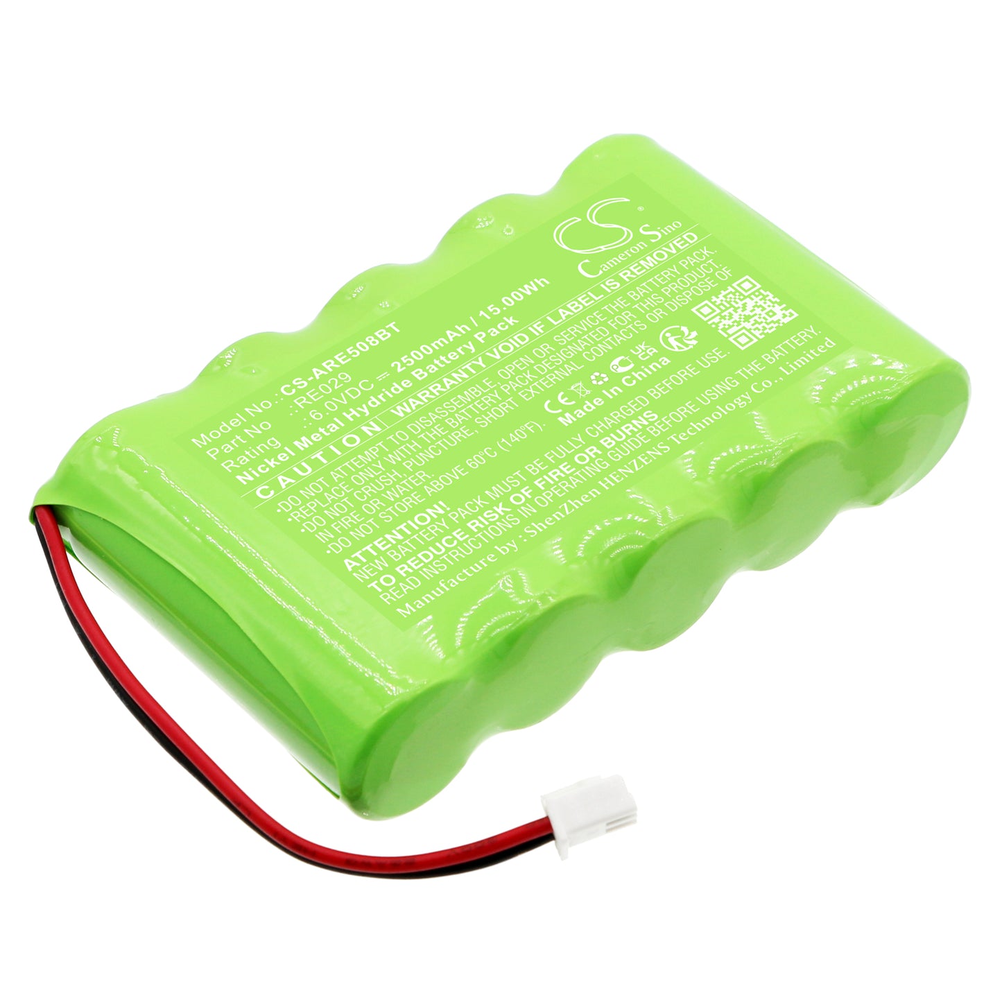 Batteri till Alula RE508X 2500mAh / 15.00Wh