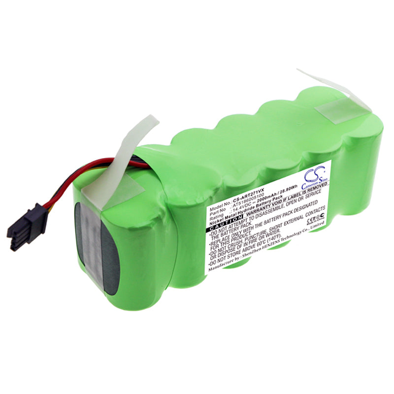Batteri till Ariete 271100ARD 2000mAh / 28.80Wh
