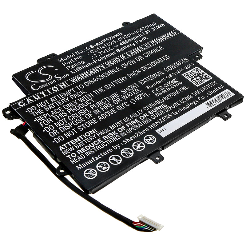 Akku Asus VivoBook Flip 12 TP203NA-BP034 4850mAh / 37.35Wh