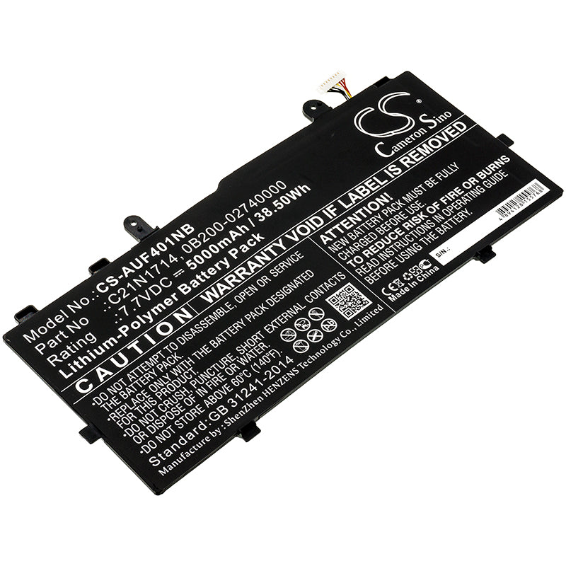 Battery for Asus TP401NA-EC044T 5000mAh / 38.50Wh