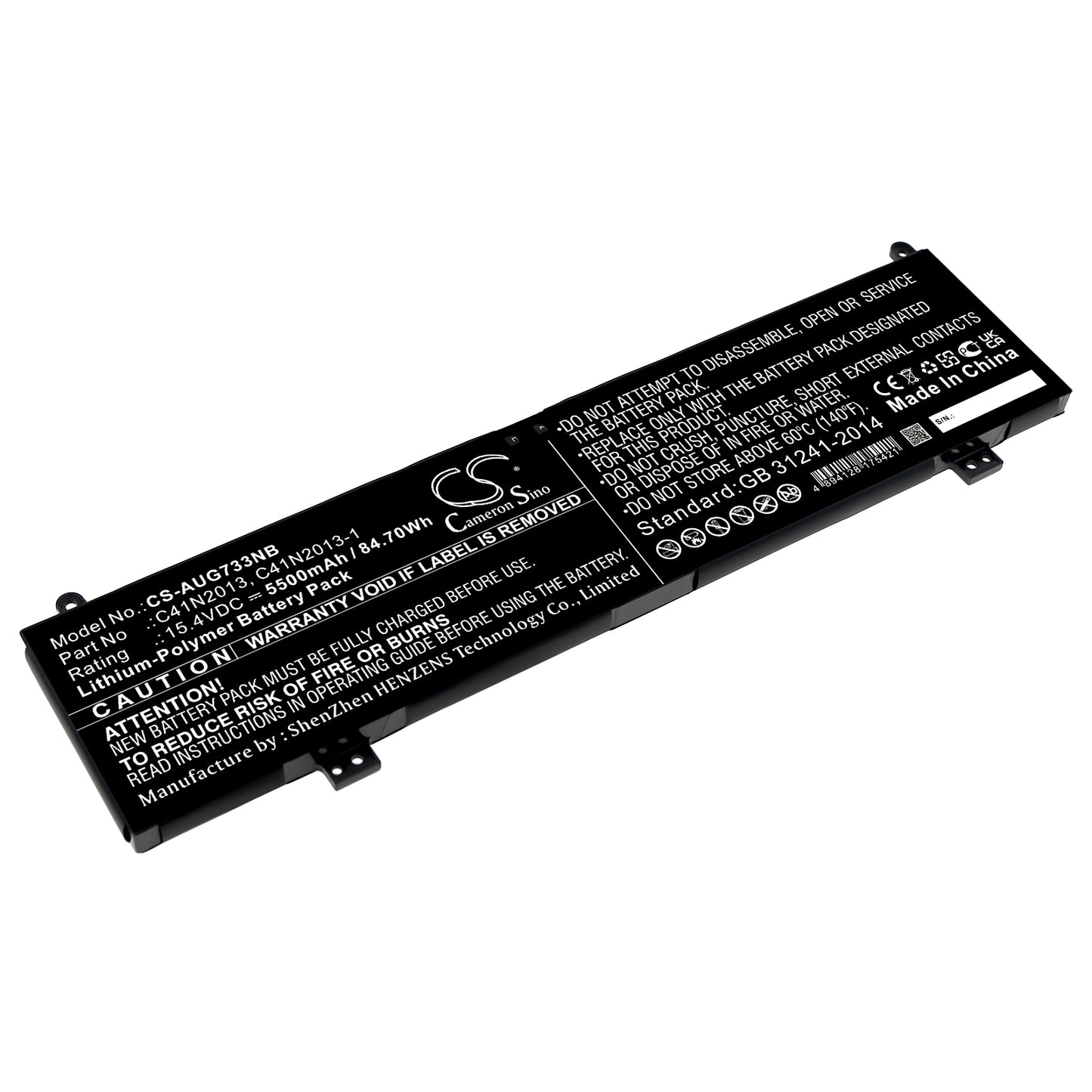 Batteri till Asus TUF Gaming F15 FX507ZM-HF018W 5500mAh / 84.70Wh