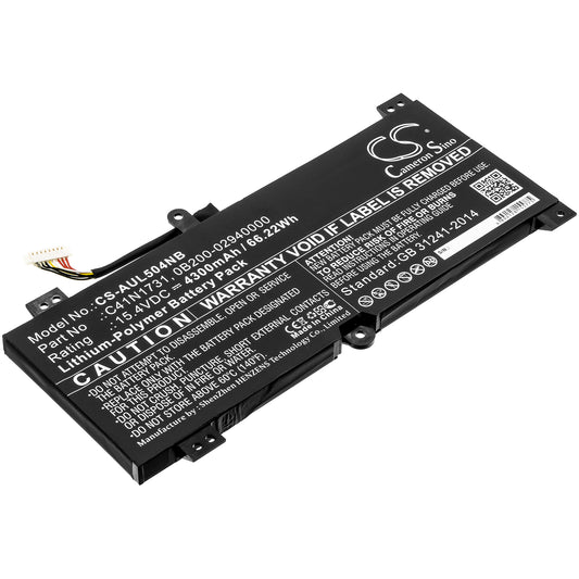Battery for Asus TRIX SCAR II GL504GV-ES087T 4300mAh / 66.22Wh