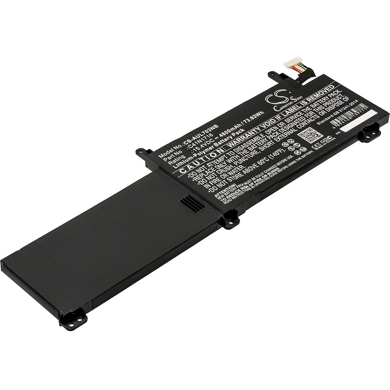 Batteri till Asus GL703GM-E5159T 4800mAh / 73.92Wh