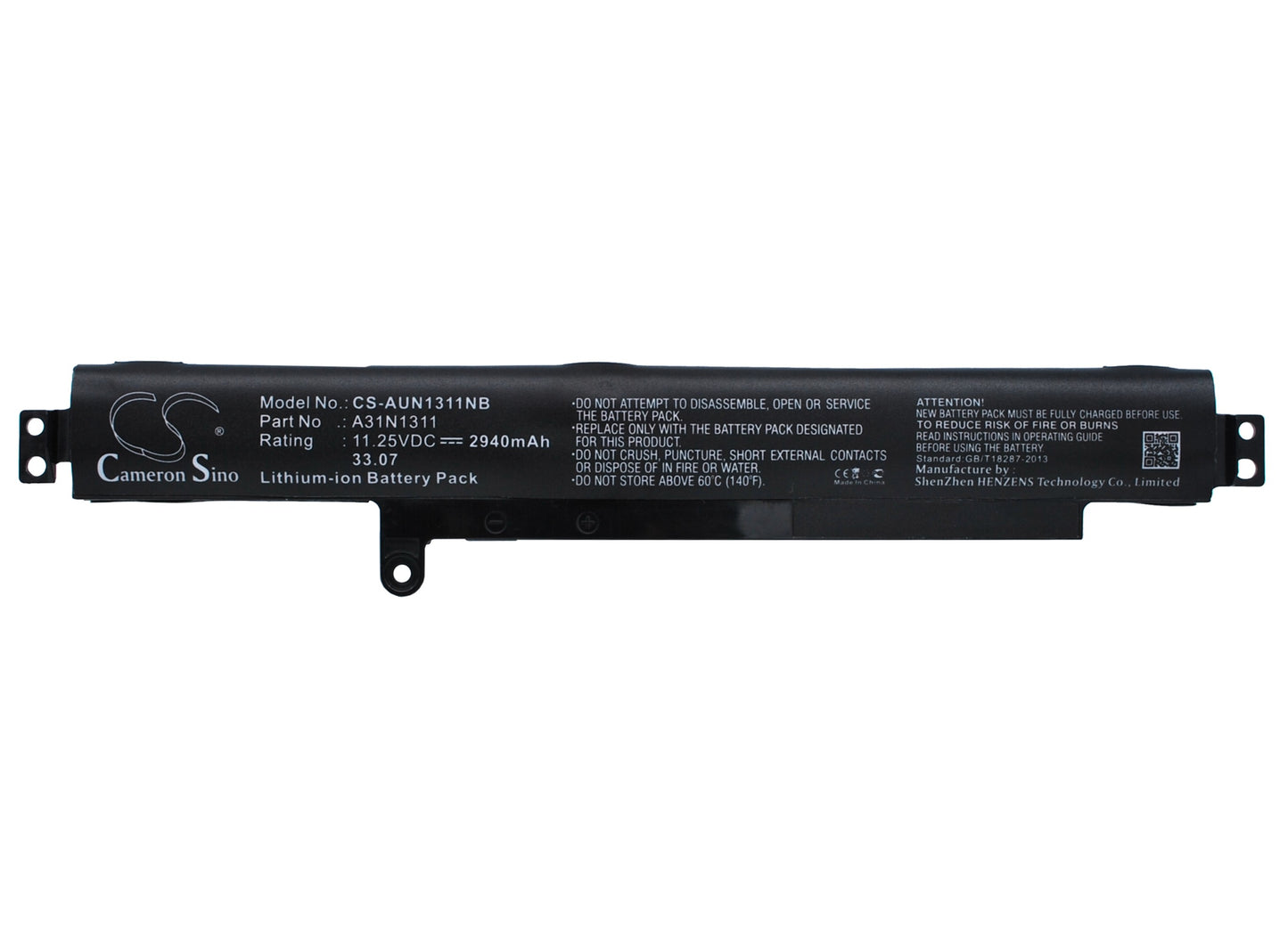 Batteri till Asus X102BA-DF050H. 2940mAh / 33.08Wh