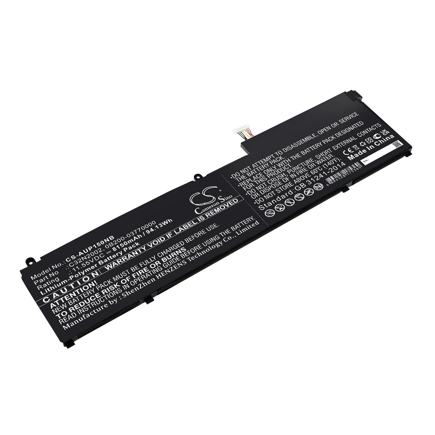 Batteri till Asus ZenBook Flip 15 UX564EI-EZ006T 8150mAh / 94.13Wh