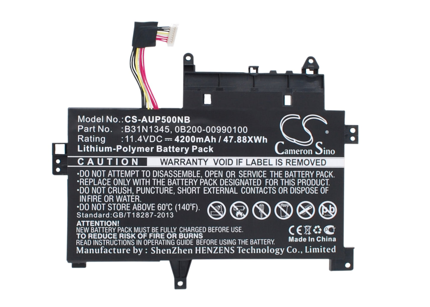 Batteri till Asus  Transformer Book Flip TP500LA 4200mAh / 47.88Wh