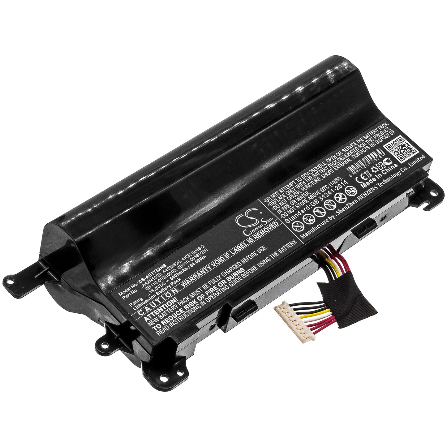 Batteri till Asus G752VY-1A 5600mAh / 84.00Wh