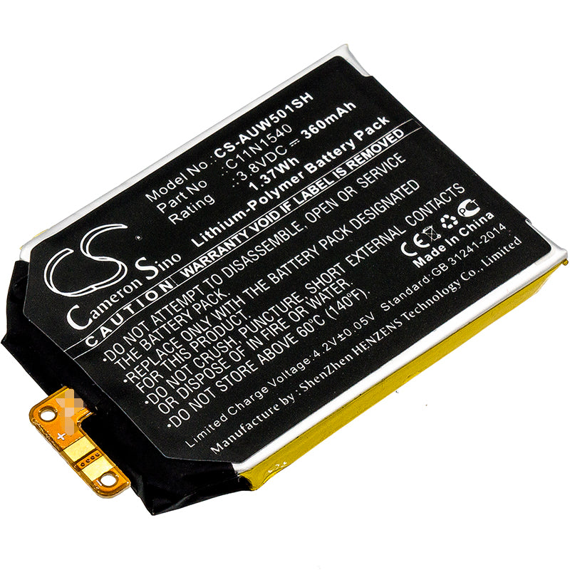 Batteri till Asus ZenWatch 2 WI501QF 360mAh / 1.37Wh