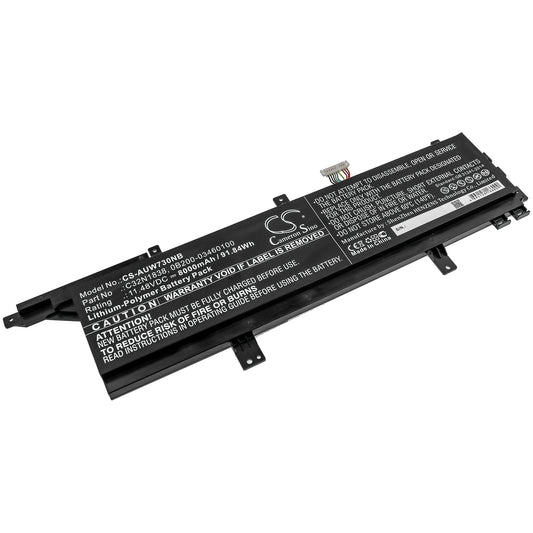 Akku Asus StudioBook Pro X W730G5T 8000mAh / 91.84Wh