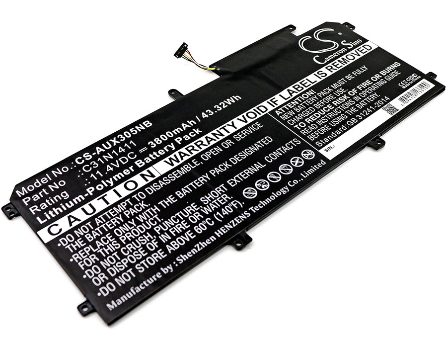 Akku Asus UX305FA-1A 3800mAh / 43.32Wh