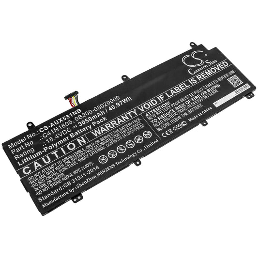 Akku Asus ROG Zephyrus S GX531GXR-ES010R 3050mAh / 46.97Wh