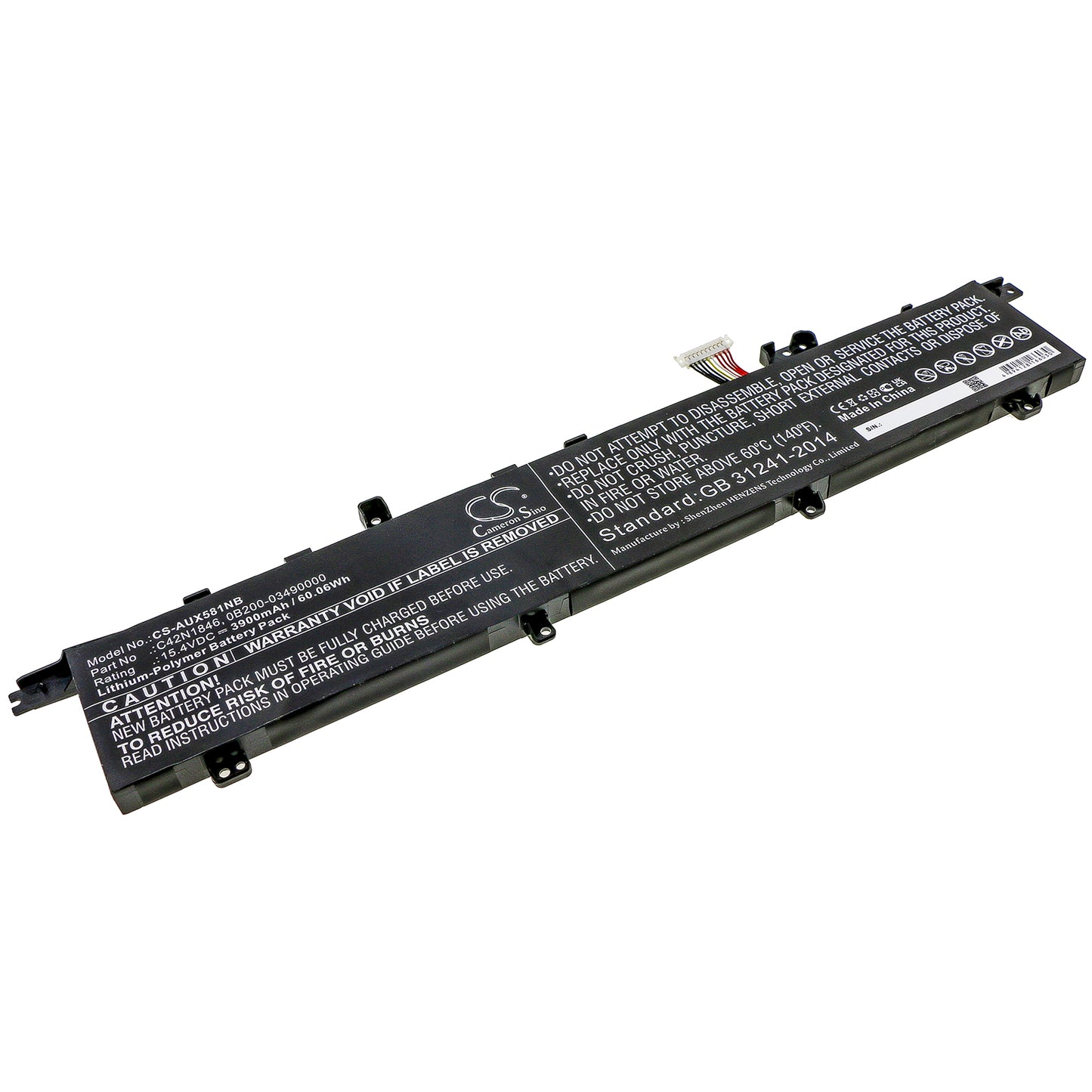 Batteri till Asus ZenBook Pro Duo UX581LV-H2014R 3900mAh / 60.06Wh