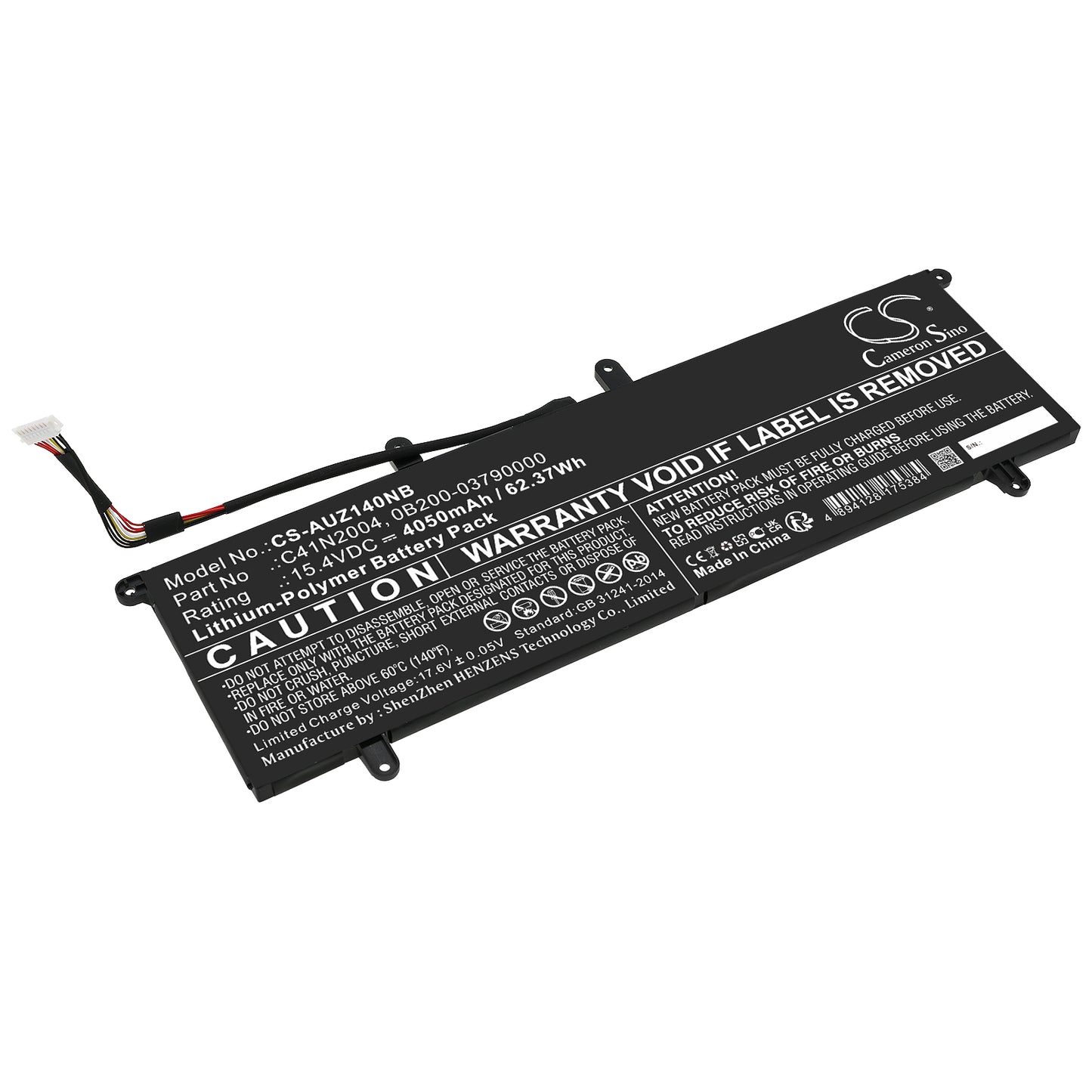 Battery for Asus ZenBook Duo 14 UX482EA-HY106T 4050mAh / 62.37Wh