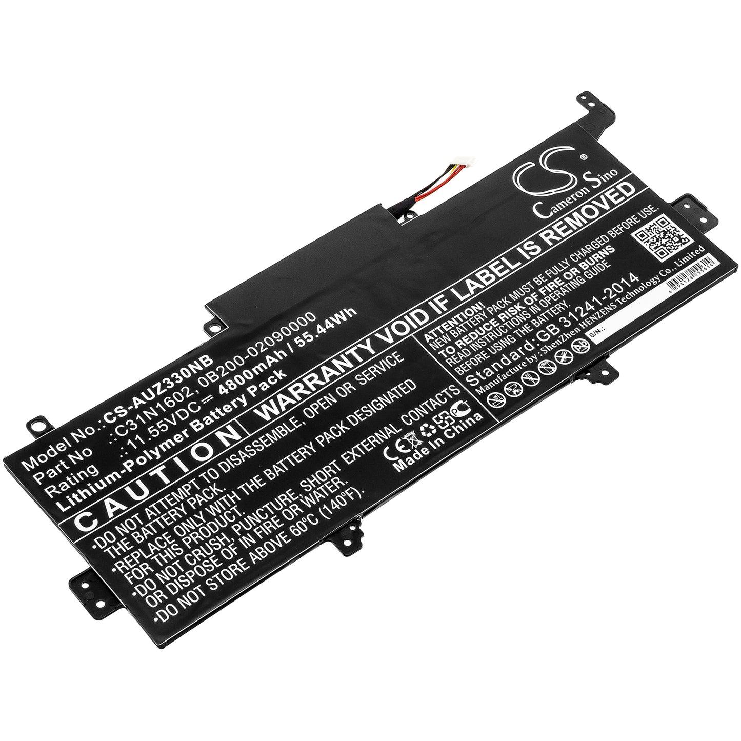 Batteri till Asus Zenbook UX330UA-FB316T 4800mAh / 55.44Wh